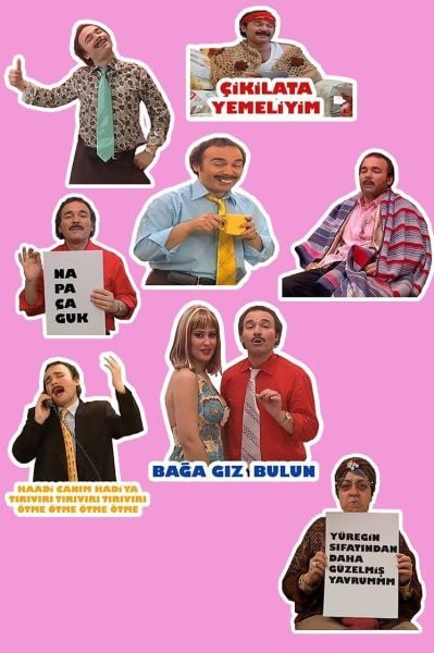 Avrupa Yakası 27'li Sticker Seti