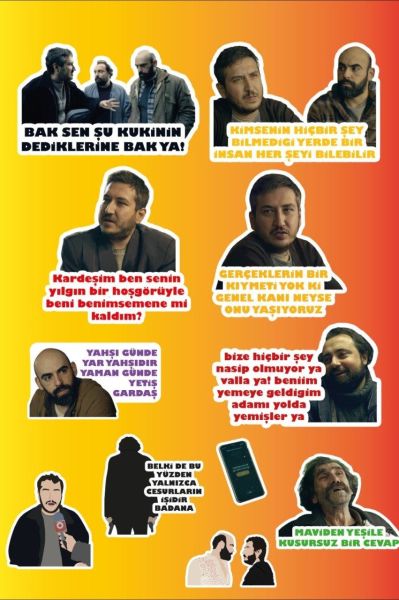 Gibi 23'lü Sticker Seti