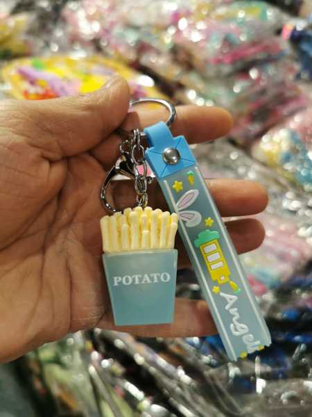 içi Sulu Unicorn Anahtarlık MAVİ
