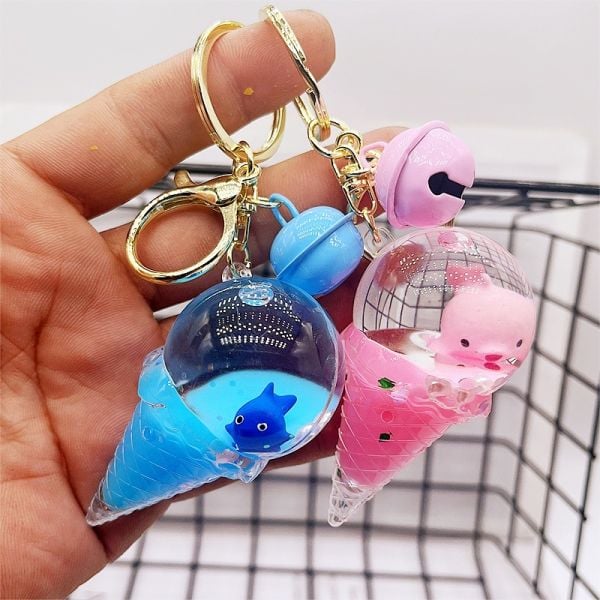Popüler Sulu Figürlü Anahtarlık