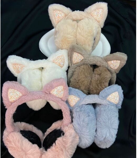 Katlanabilir  Pelüş Kulaklık 12 Adet