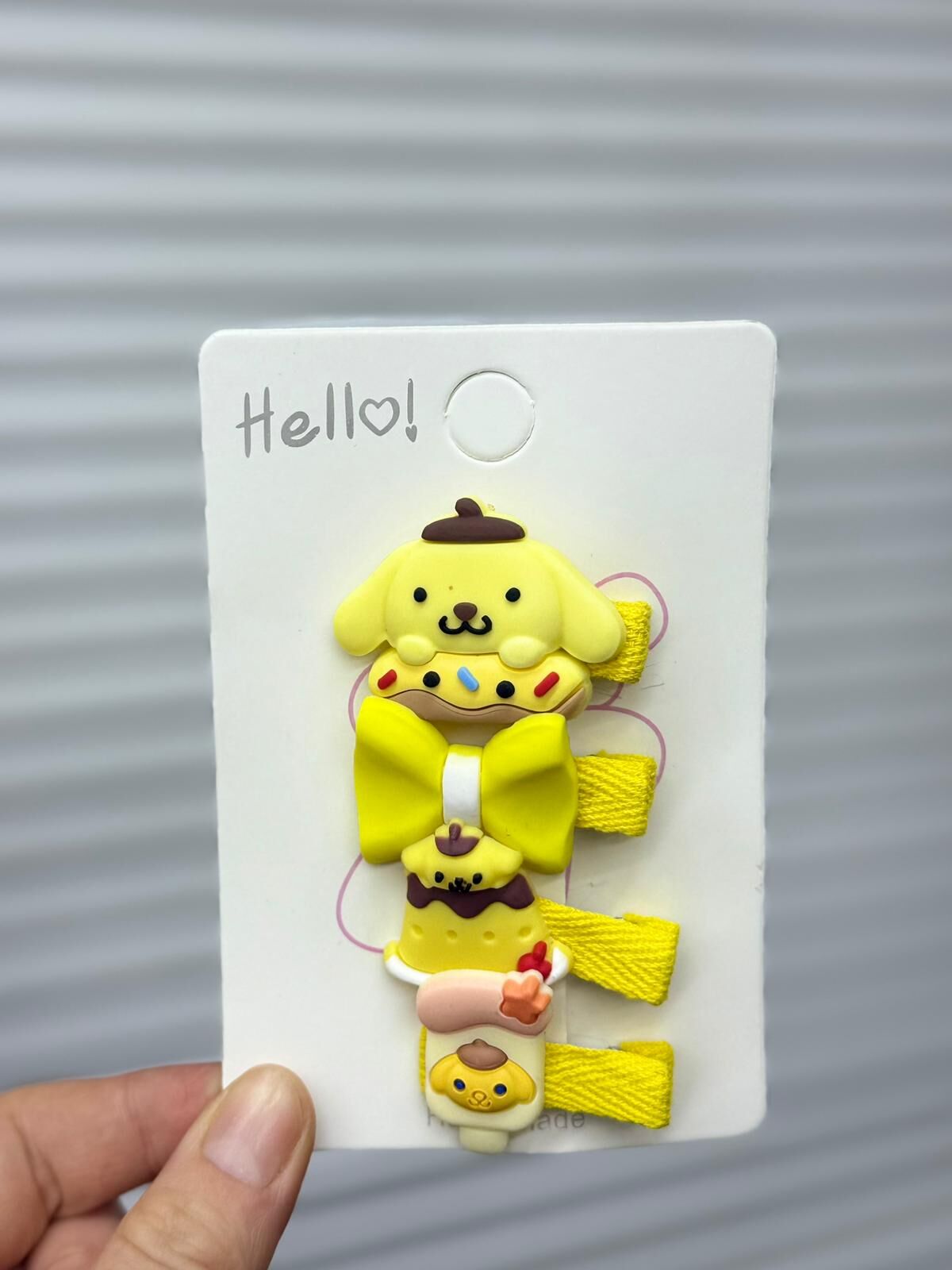 4'lü Klipsli Sevimli Karakterli  Çocuk Toka Set