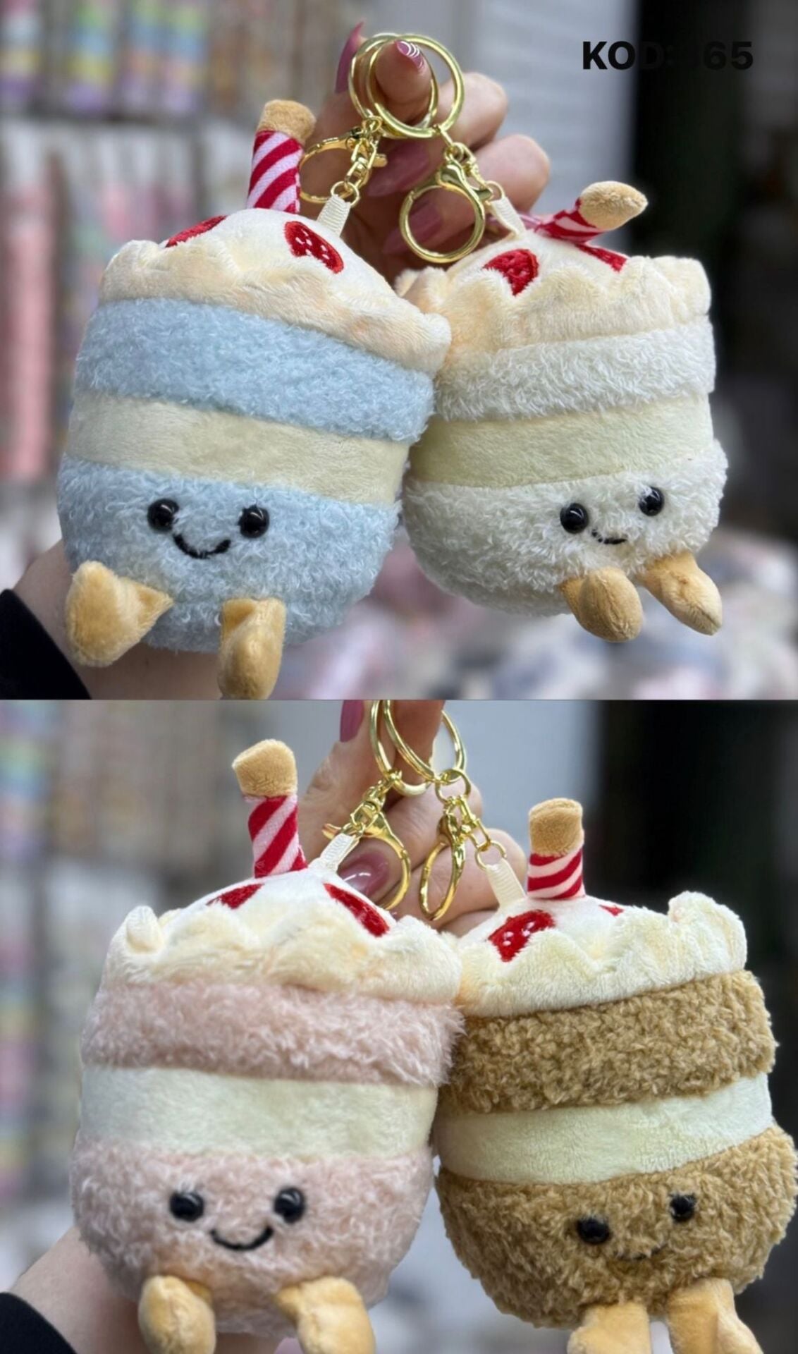 Peluş Kawaii Anahtarlık – Yumuşak Çanta Süsü ve Sevimli Aksesuar 12 Adet
