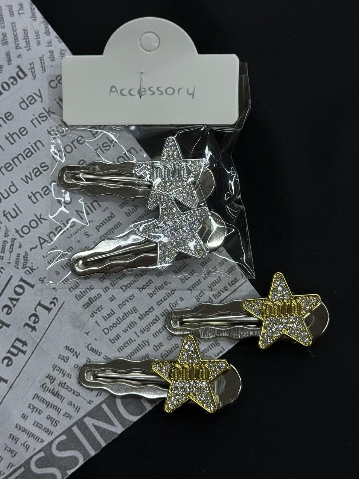 2'li Yıldızlı Metal Toka 10 Adet