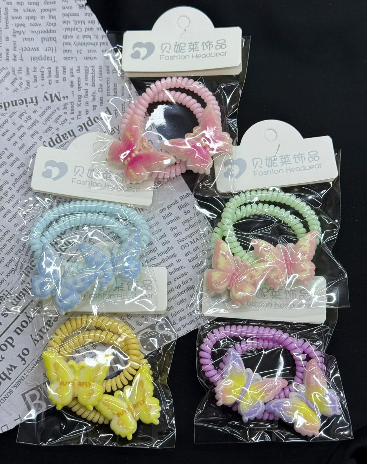 2'li Kelebek Lastik  Toka 10 Adet