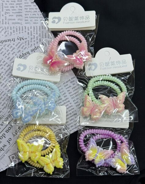 2'li Kelebek Lastik  Toka 10 Adet