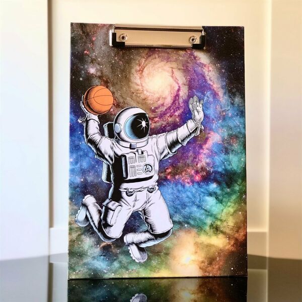 Basketçi Astronot Tasarımlı Sekreterlik