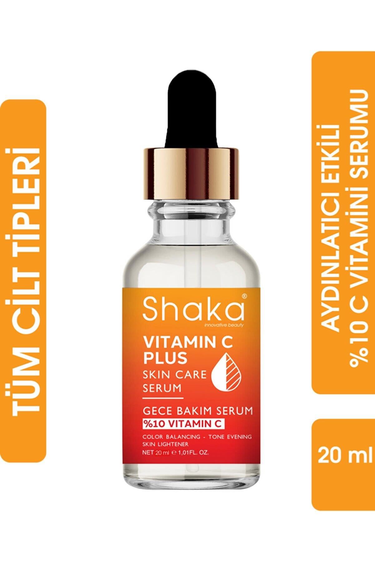 %10 C Vitamini Cilt Bakımı Serumu / Gece Bakım Serumu - Aydınlatıcı Etki 20 ml