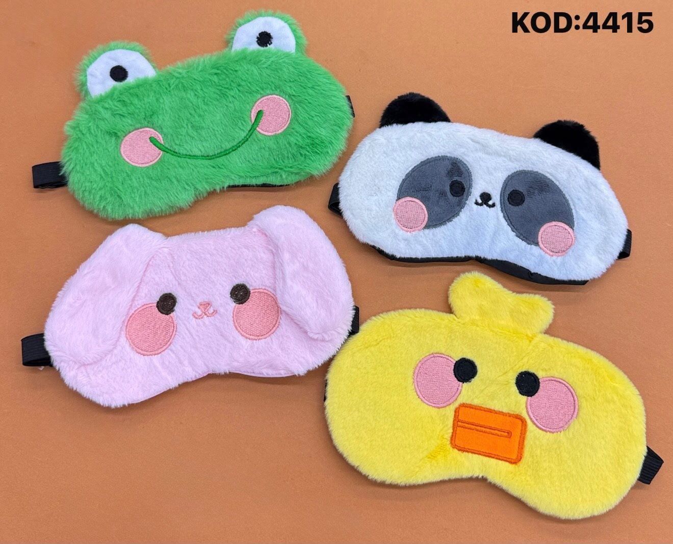 Sevimli Ördek Panda Peluş Uyku Bandı