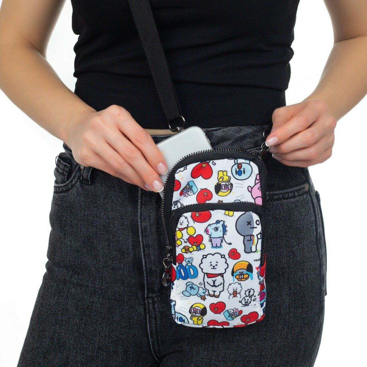 Bt21 Baskılı Telefon Çantası