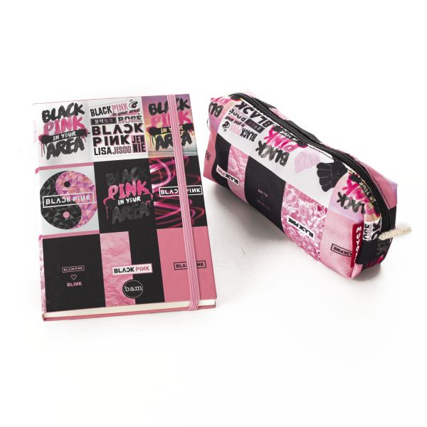 Black Pink Defter Kalemlik Seti