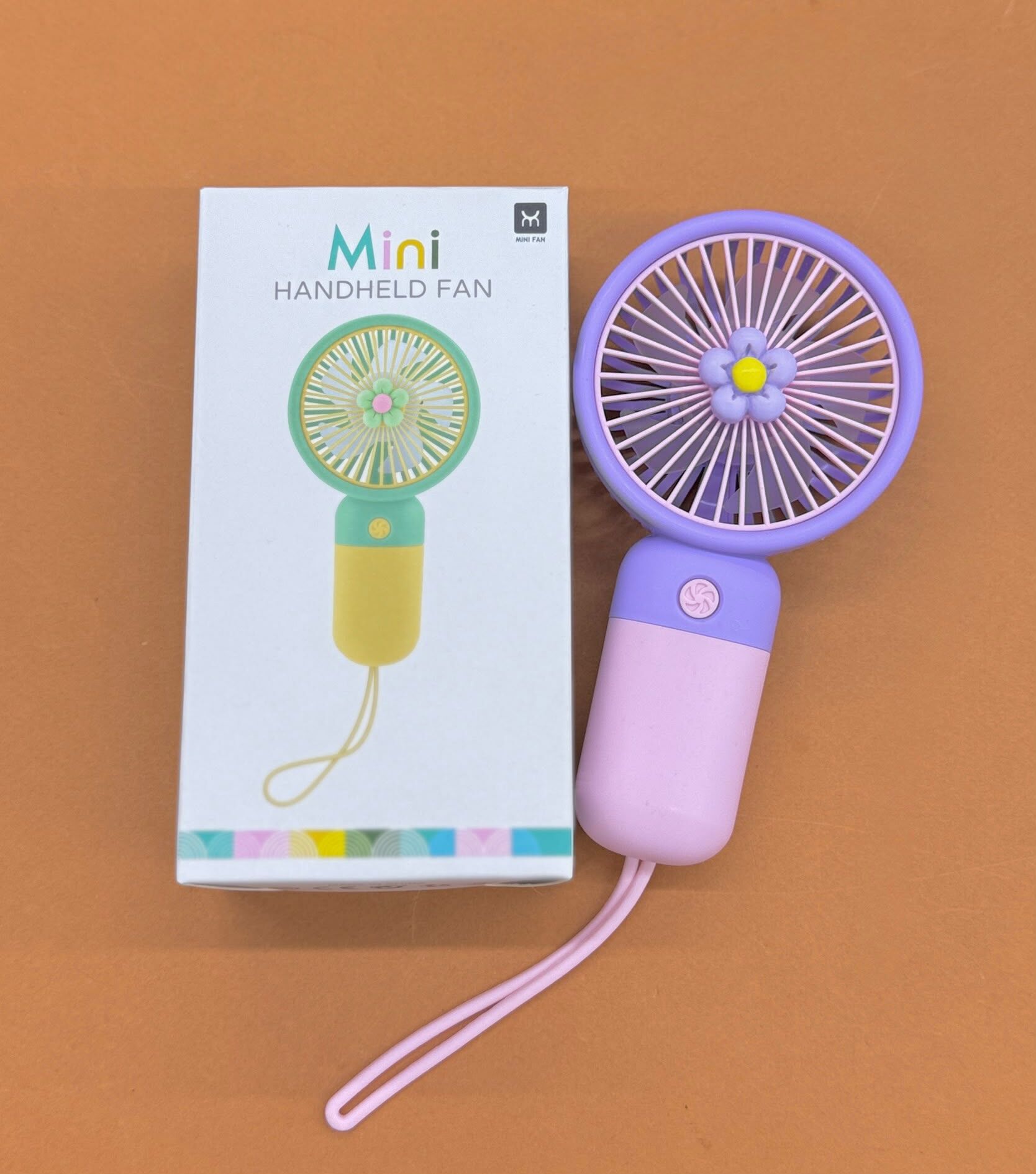 Çicek Desenli Mini Fan