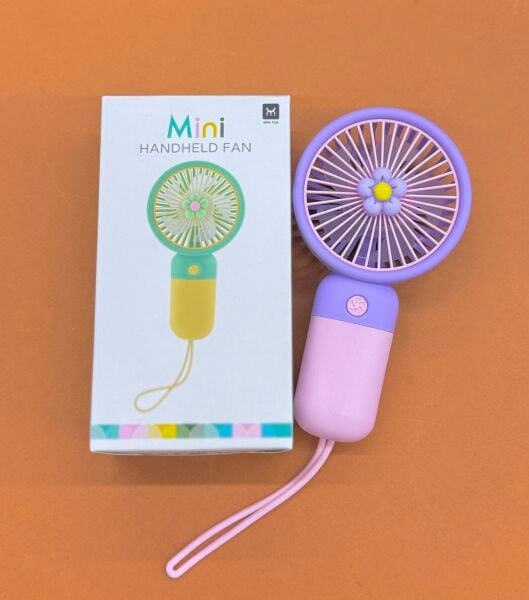 Çicek Desenli Mini Fan