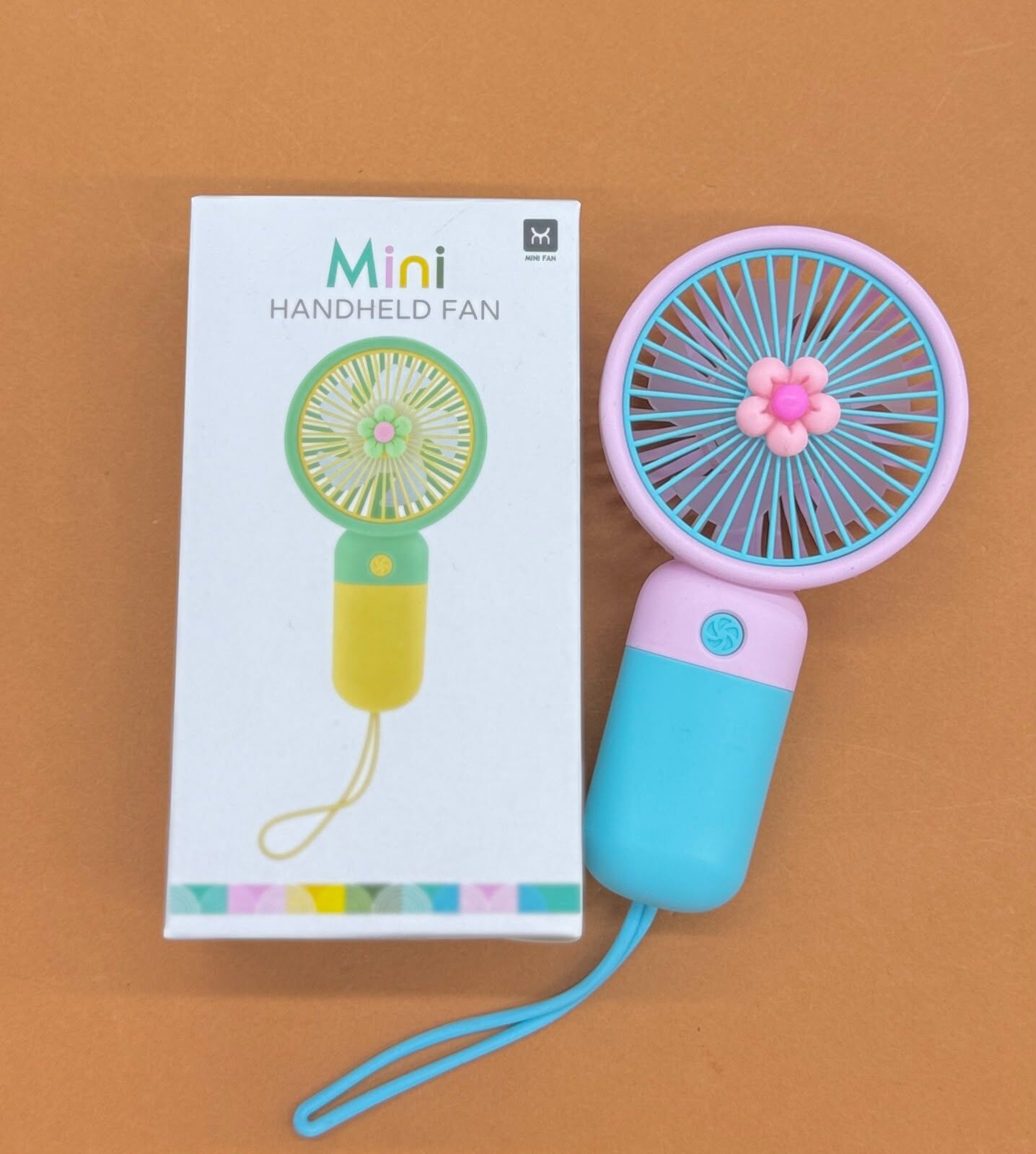 Çicek Desenli Mini Fan