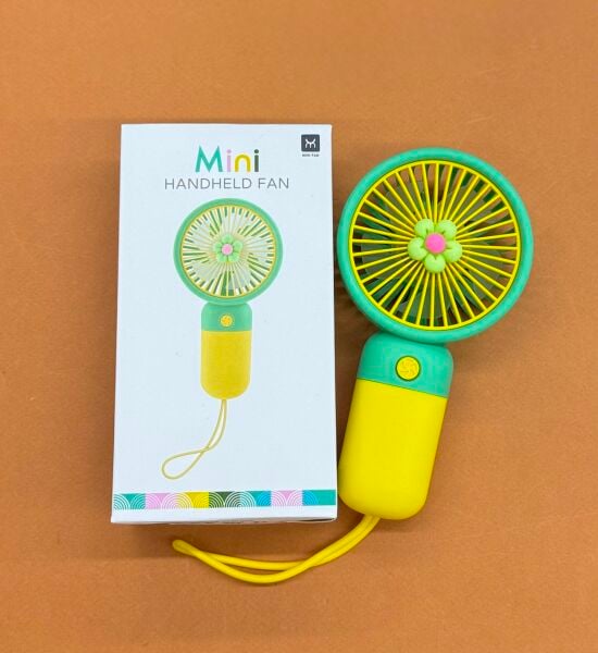 Çicek Desenli Mini Fan
