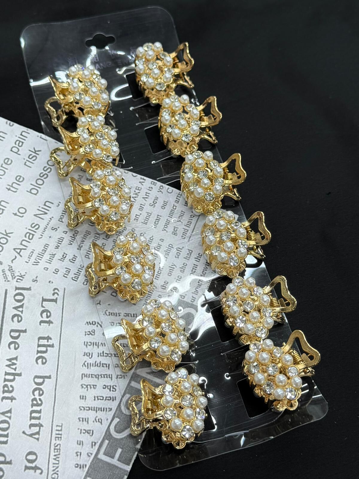 Taşlı Mandal Toka 12 Adet