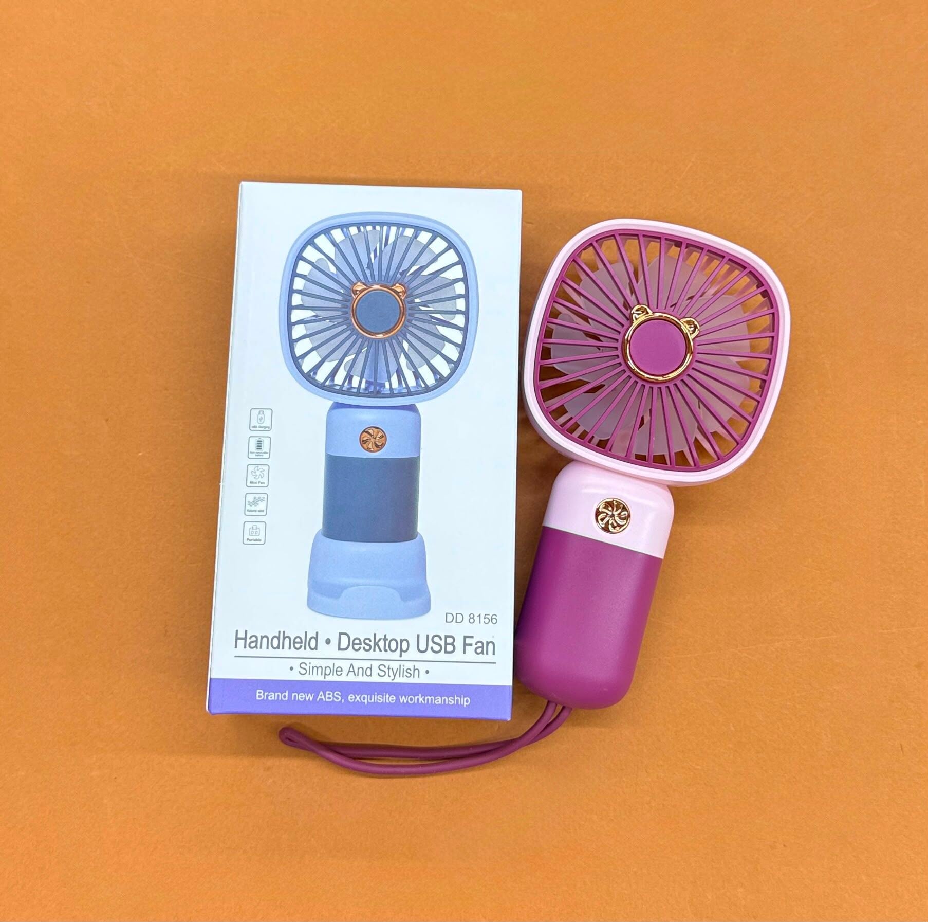Figürlü Desenli Mini Fan
