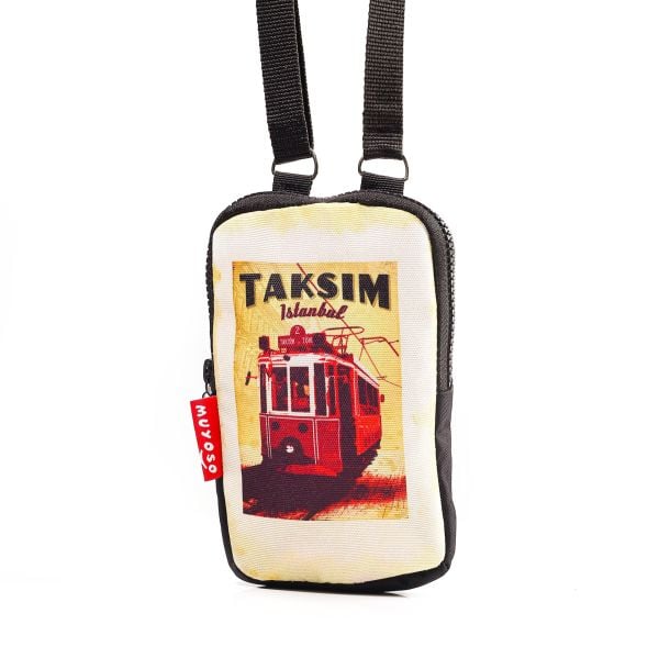 Taksim Baskılı Telefon Çantası