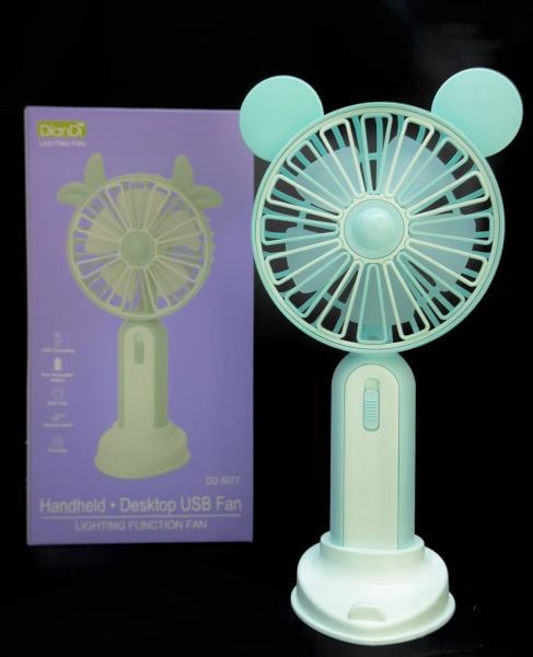 Mini Fan Masaüstü Taşınabilir Telefon Stantlı El Fan