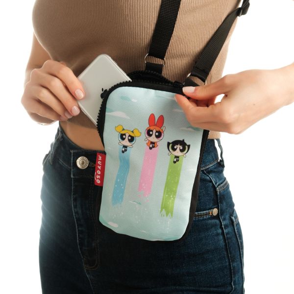 PowerPuff Girls Baskılı Telefon Çantası