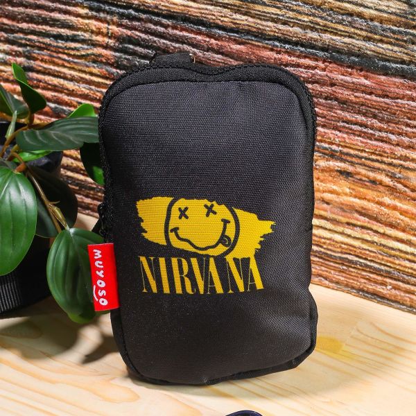 Nirvana Baskılı Telefon Çantası