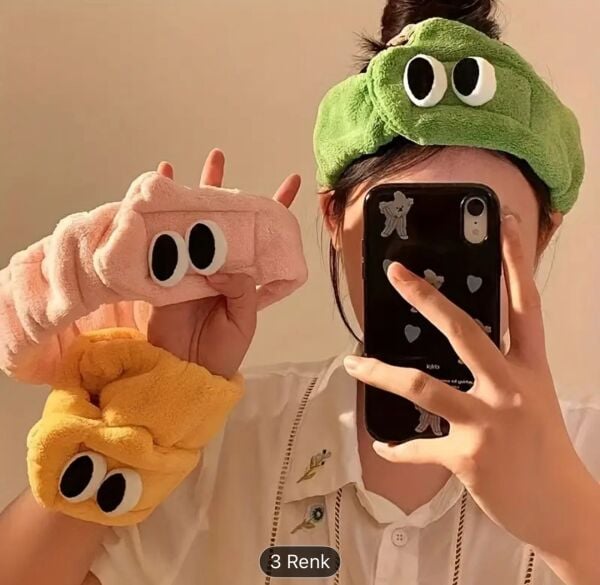 Sevimli Cırtlı  Saç Bandı 12 Adet