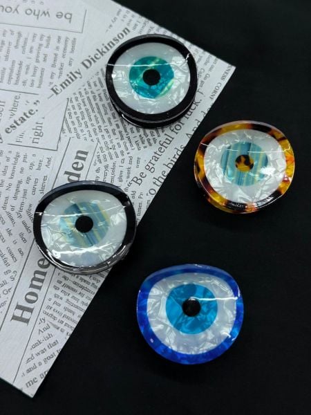 Nazar Göz Kemik Mandal Toka 12 Adet