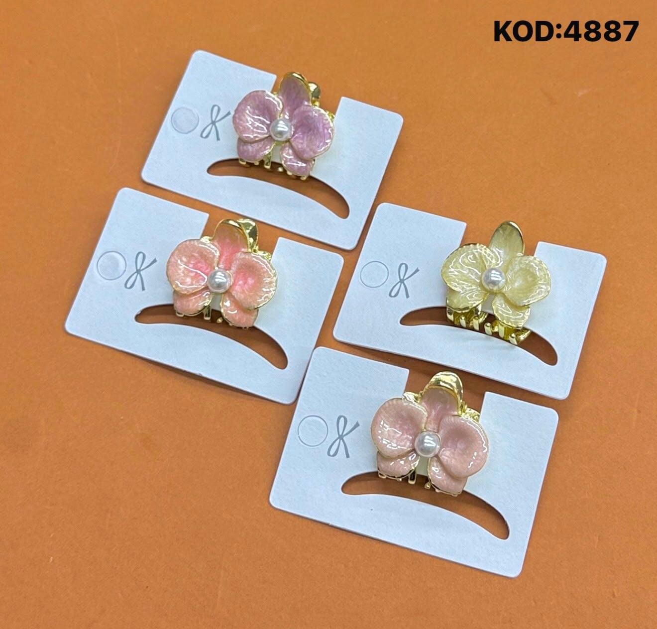 Mineli Kelebek Metal Toka 12 Adet