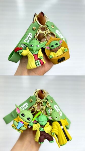 Sevimli Karakterler Silikon Anahtarlık 12 Adet