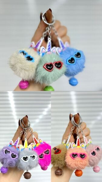 Peluş Anahtarlık 12 Adet
