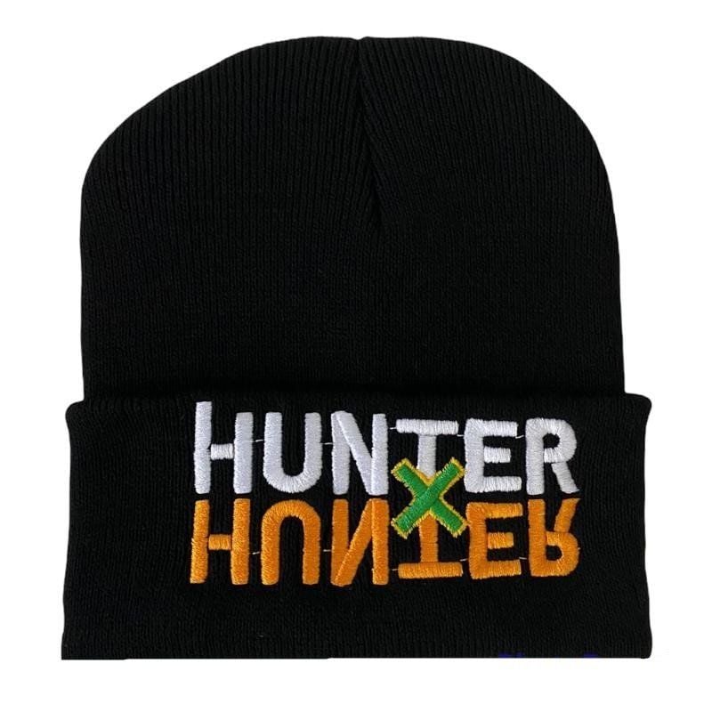 Hunter Nakışlı Siyah Bere