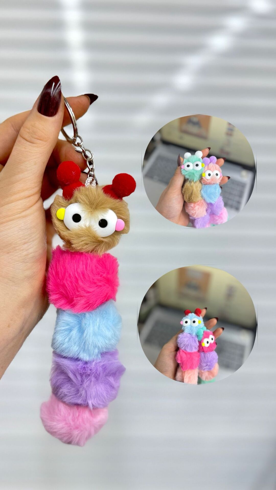 Peluş Anahtarlık 12 Adet