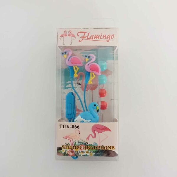 Mavi Flamingo Kafalı Kulaklık