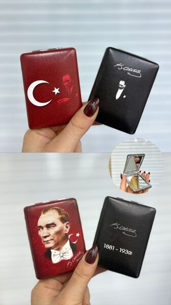 Atatürk Baskılı Ayna 12 Adet