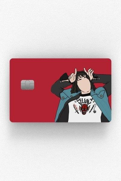 Stranger Things Kredi Kartı Kaplama Stickeri Papara, Tosla, Kredi Kartı Için Uyumlu