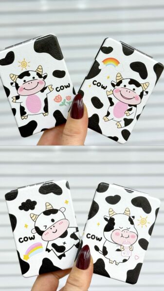 Sevimli İnek  Baskılı Ayna 12 Adet